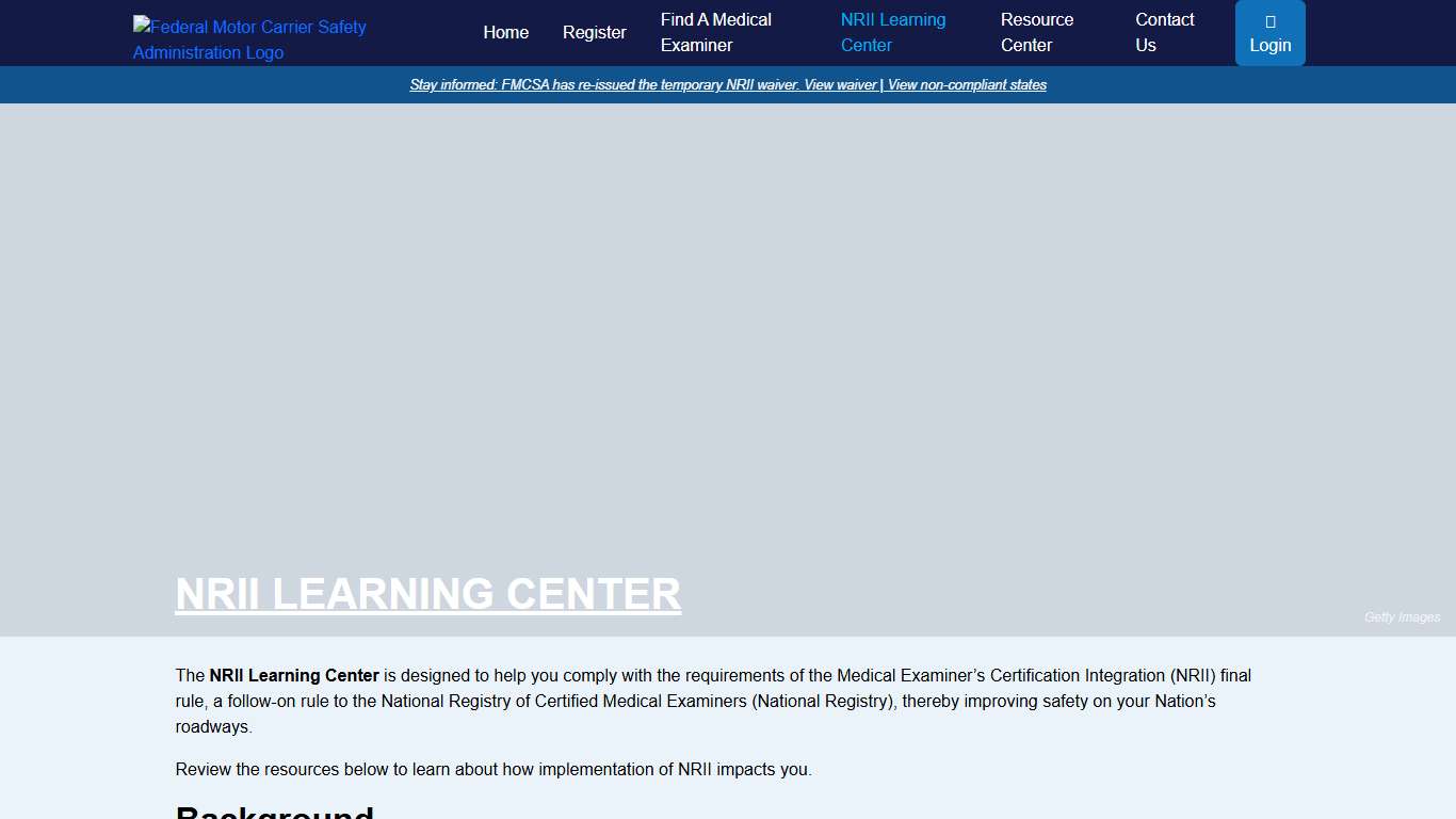 FMCSA National Registry